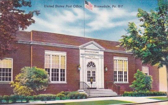 Pennslyvania Honesdale United States Post Office