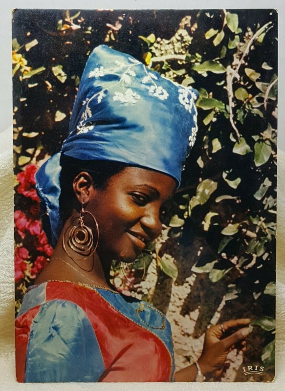 Gracious Smile Female Haiti Vintage Postcard 