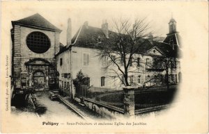 CPA Poligny Sous prefecture et Eglise des Jacobins (1265412)