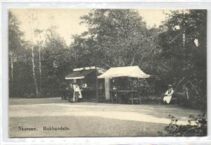 sweden, SKANSEN, Bokhandeln, Postcard Seller (1910s)