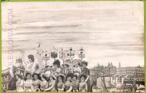 af1307 - ARGENTINA - Vintage Postcard - 1910