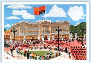 BUCKINGHAM PALACE, England UK ~  Whimsical Artist ANDREW MURRAY 4x6 Postcard