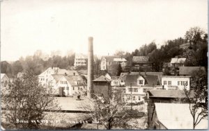 Postcard RPPC NH - Bird's Eye View of Sunapee posted 1923