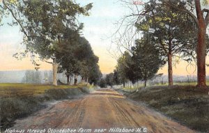 Oconeechee Farm Hillsboro, North Carolina NC Postcard