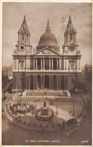 BR80646 st paul s cathedral london real photo uk