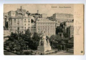 158507 Italy GENOA Piazza Acquaverde GRAND HOTEL SAVOIE OLD PC