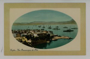 Greece - Corfou. Panoramic View of the Port