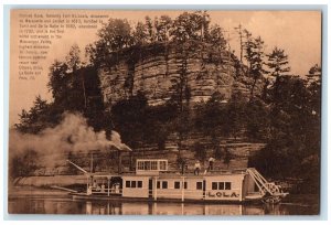 c1910's Scenic View Of Starved Rock Formerly Fort St. Louis Illinois IL Postcard