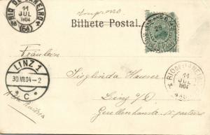 brazil, PORTO ALEGRE, Partial View, Fundos da Intendencia (1904) Stamp