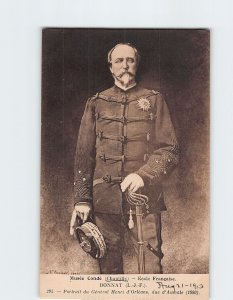 Postcard Portrait du Général Henri d'Orléans due d'Aumale By Bonnat France