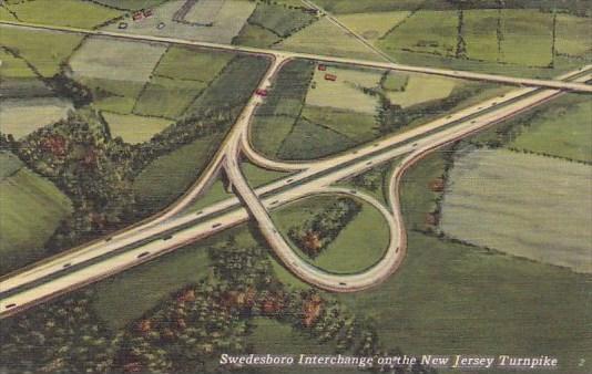 New Jersey Swedesboro Interchange On The Change On The New Jersey Turnpike