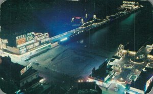 USA Atlantic City World Famous Steel Pier Vintage Postcard 07.46