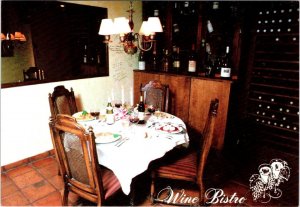 Studio City, CA California LE PETIT SALON At WINE BISTRO Restaurant 4X6 Postcard