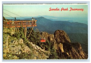 Vintage Sandia peak Albuquerque, New Mexico. Postcard F123E