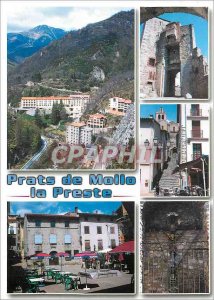 Postcard Modern Prats de Mollo the Swift Various aspects of the city