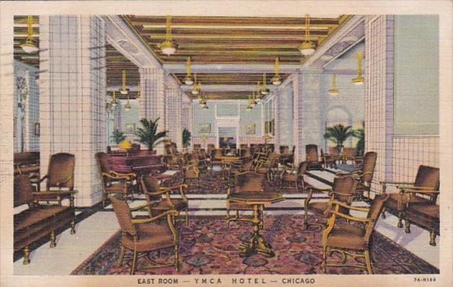 Illinois Chicago Y M C A Hotel East Room 1938 Curteich