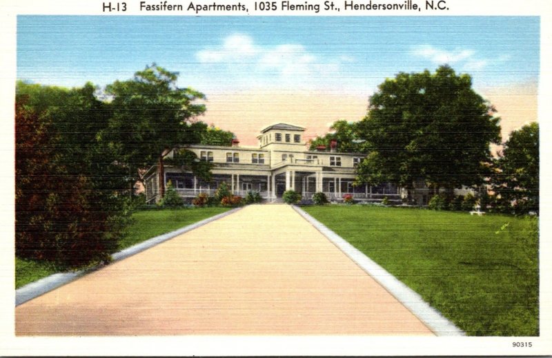 North Carolina Hendersonville Fassifern Apartments