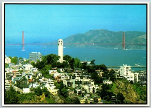 Coit Tower, San Francisco, CA - Postcard 
