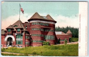 OAKLAND, California CA   PIEDMONT BATHS Flag ~ ca 1900s UDB  Mitchell Postcard