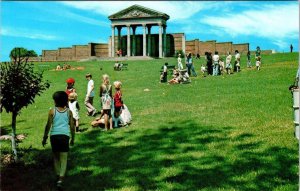 Terre Haute IN Indiana FAIRBANKS PARK Children & Chauncey Rose Memorial Postcard