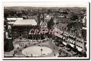 Old Postcard Panorama Groote Markt Haarlem