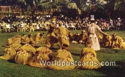 Taahitian Dance Danse Tahitienne Tahiti French Polynesia Unused Hippostcard