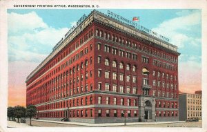 Government Printing Office, Washington, D.C., Early Postcard, Unused