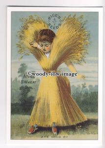 ad0437 - Rice's Seeds - A Nice Swheat Girl! - Modern Advert Postcard