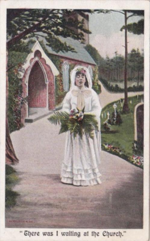 Bamforth Humour Waiting Bride There I Was Waiting At The Church 1907