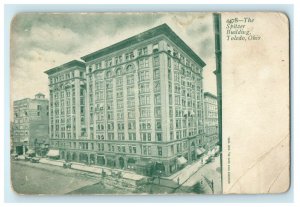 1907 The Spitzer Building Street View Toledo Ohio OH Posted  Antique Postcard 