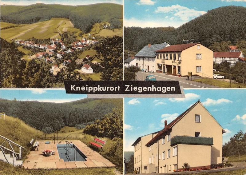 BG1419 pension hotel cafe burgblick ziegenhagen  CPSM 14x9.5cm  germany