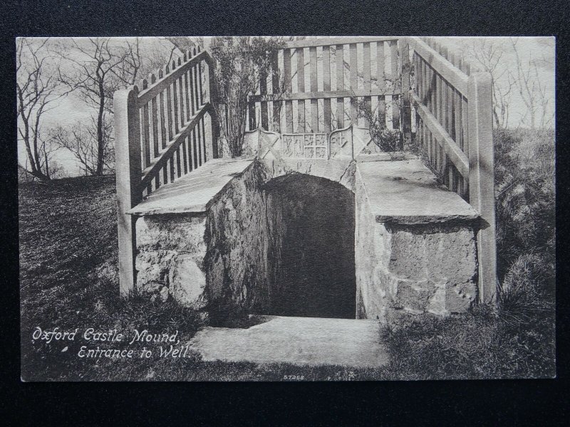 Oxfordshire OXFORD CASTLE MOUND Entrance to Well - Old Postcard by Frith
