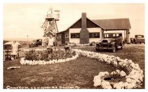 Missouri  Branson , Chula Vista Observation Tower Hgwy 65 and Gas Station ,  RPC