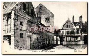Old Postcard Noyon Gate CORBAULT