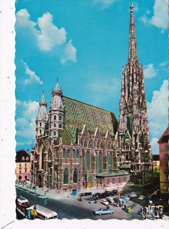 Austria Wien Vienna Stefansdom St Stephen's Cathedral 1971