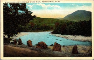 Massachusetts Mohawk Trail Where Cold and Deerfield Rivers Meet