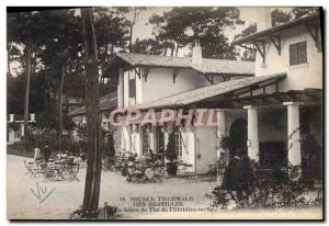 Old Postcard Hot Spring Abatilles The tea room of & # 39etablissement