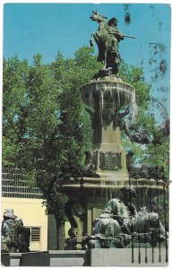 US  used Denver, Colorado - Pioneer Monument. Stamped #1283.  Nice.