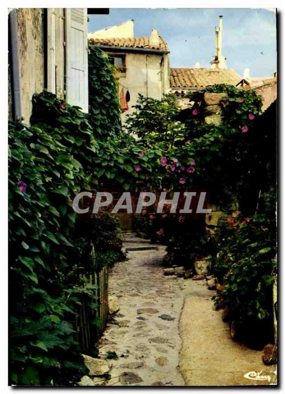 Postcard Modern Lovers Street Ramatuelle Var