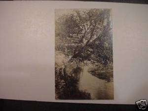 RPPC 1912 Along Root River Rushford Minnesota MN