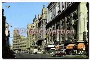 Postcard Modern Madrid Avenida Jose Antonio Jose Antonio Avenue