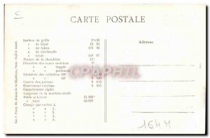 Postcard Old Train Locomotive Machine C22