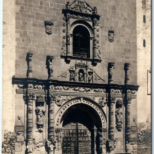 c1940s Guadalajara, Mexico RPPC Templo de San Agustin 1573 Baroque Church A163