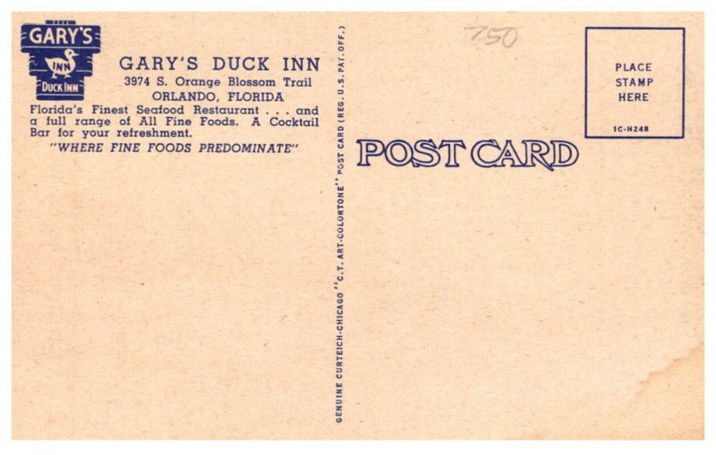 Florida  Orlando  Gary's Duck Inn