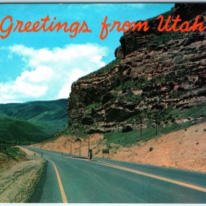 c1960s Coalville / Echo, UT US Highway US 30 & 189 Interstate Greetings PC A306