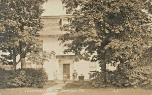 Deer Isle ME Lynnmore Hotel Rocking Chairs Real Photo Postcard