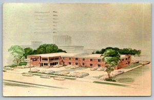 The Downtowner Motel - Green Bay, Wisconsin - 1960 - Postcard