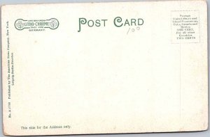 Postcard WATER SCENE Belvidere New Jersey NJ AN3370