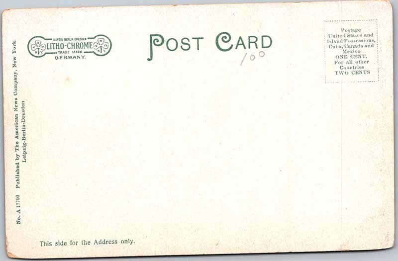 Postcard WATER SCENE Belvidere New Jersey NJ AN3370