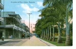 LP113  Panama old vintage Postcard  Canal Zone